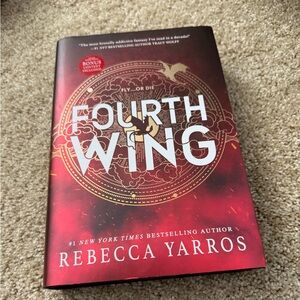 Fourth Wing Rebecca Yarros Hardcover Fantasy Book BookTok Popular